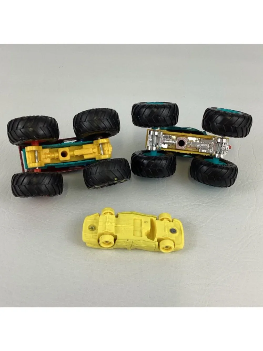 Hot Wheels Monster Truck Demo Derby Motosaurus Crunch Crash Car Bundle 1:64 Lot